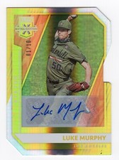 LUKE MURPHY AUTO DIE CUT 2021 PANINI ELITE EXTRA EDITION ANGELS PROSPECT /10