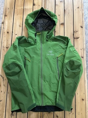 Arc'teryx Green Beta AR Goretex Pro Shell Zipup Jacket Mens Size S