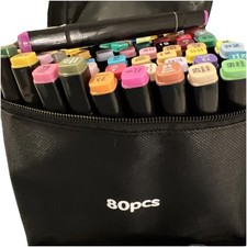 80 Colors Art Markers Set for Kids Adults Dual Tip Alcohol Markers Gifts