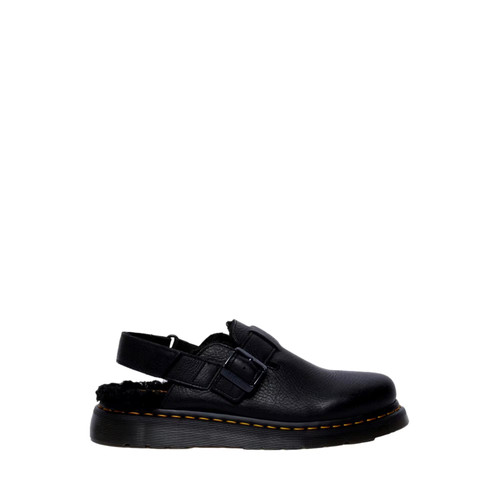 Dr. Martens Jorge II Faux Fur Lined Leather Slingback Mules Black 31885001 Men's - 第 1/4 張圖片