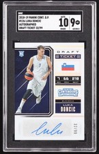 2018-19 Contenders LUKA DONCIC BGS 9.5 10 AUTO DRAFT PICKS #126 ROOKIE Ticket RC