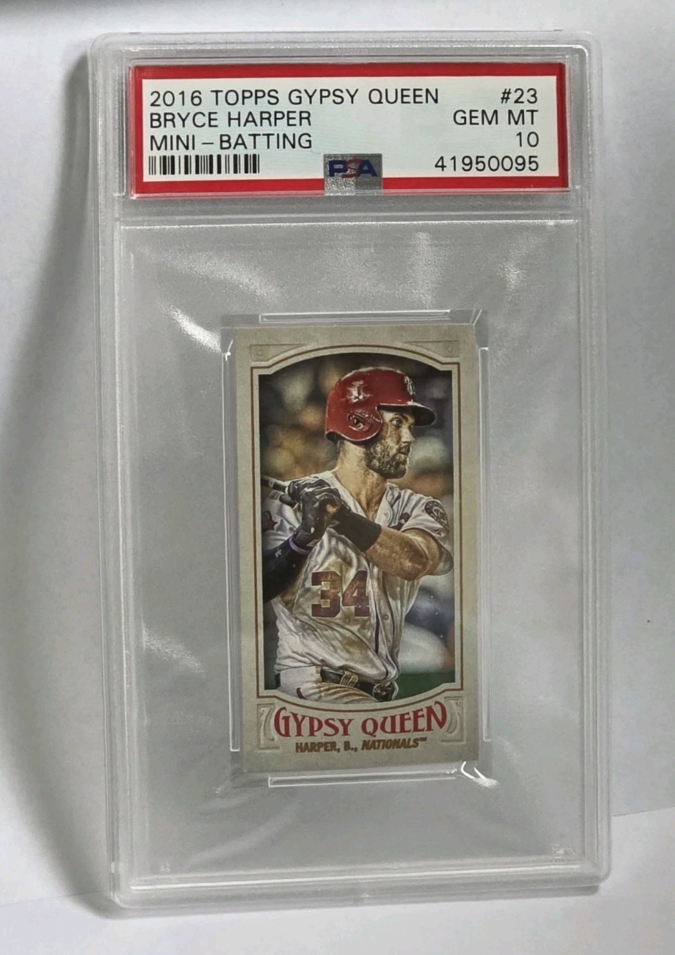 2016 Topps TOPPS GYPSY QUEEN MINI-BATTING #23 Bryce Harper front