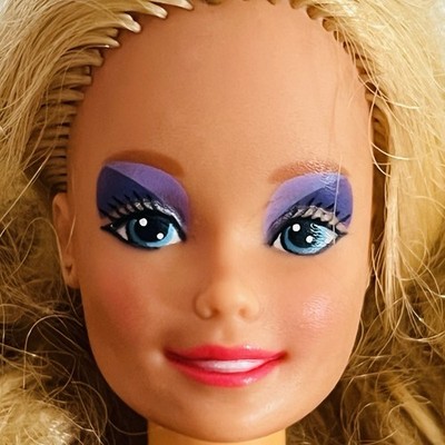 Vintage Barbie And The Rockers Puppe 80er 1985 Nude ohne Kleidung Schuhe *GEBROCHENER HALS*