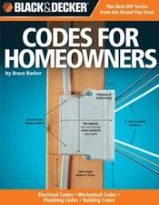 Black  Decker Codes for Homeowners: Electrical Codes, Mechanical Codes,  - GOOD