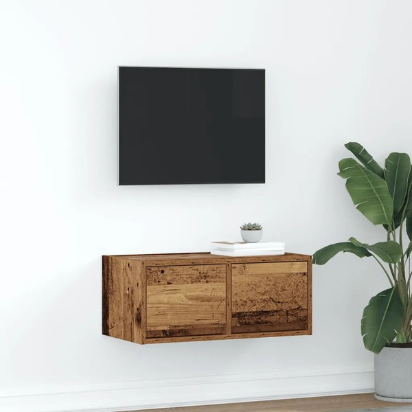 Tv-Schrank Altholz-Optik 60X31X25,5 Cm Holzwerkstoff-image