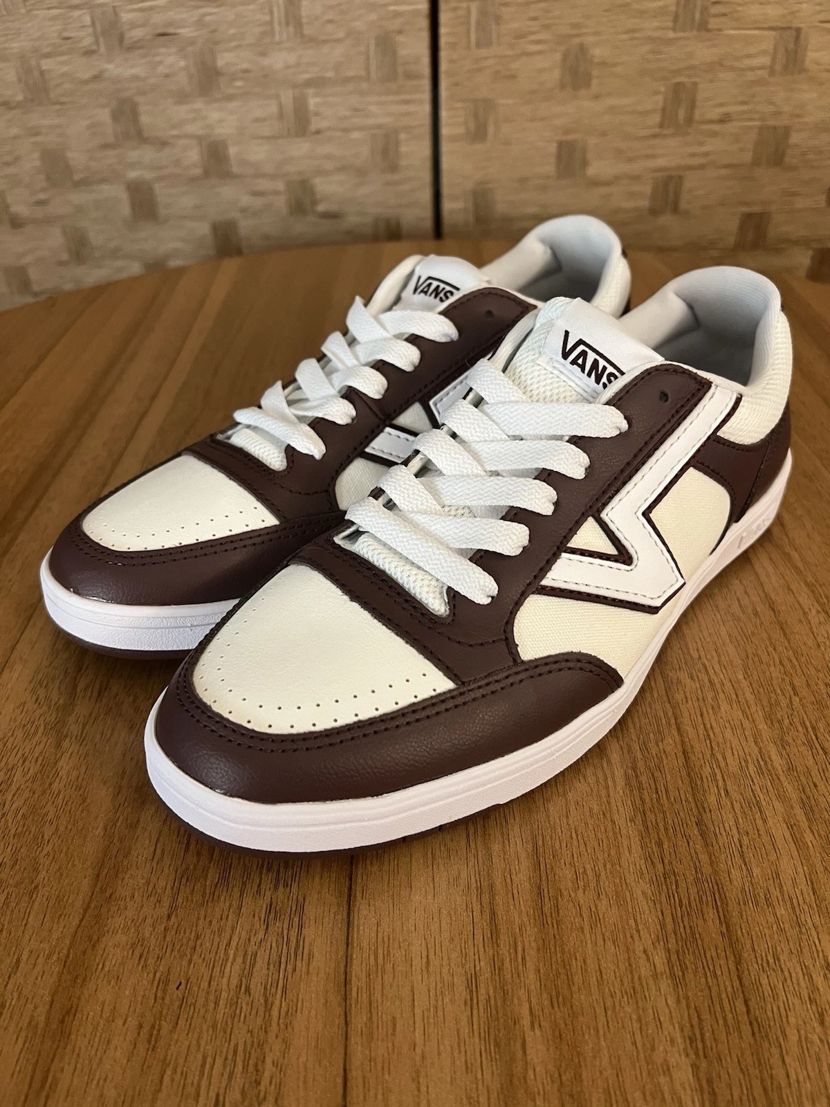 Vans Lowland New Varsity Bitter Chocolate scarpa da skate sneaker nuova taglia M 9 W 10 5