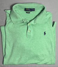 Polo Ralph Lauren Men's XL Classic Fit 100 Cotton Green Short Sleeve Polo Shirt