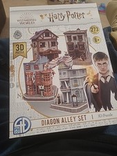 Harry Potter Diagon Alley Set Puzzle 3D Mundo Mágico 273 Piezas Edades 8+