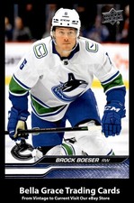 2023-24 Upper Deck Brock Boeser #176 Vancouver Canucks NHL Hockey 