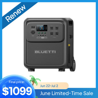 BLUETTI Elite 400 3840Wh 2600W Portable Power Station for Outdoor Camping Renew
