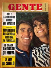 Rivista GENTE 1969 Nr. 15 Milva, Umberto di Savoia, Sullo