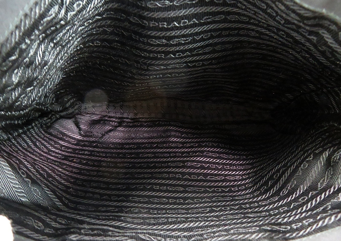 Authentic PRADA Black Nylon Tote Bag Purse #62714 thumbnail 17