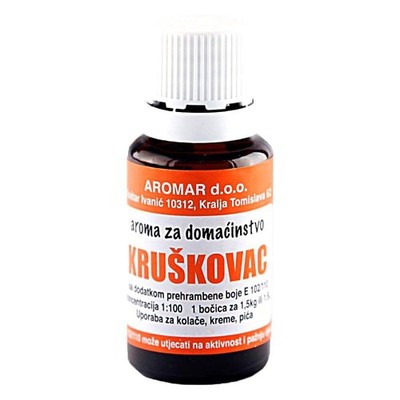 (152,67 EUR/L) Aromar Backaroma Kruskovac Birne 15ml Aroma Konzentrat Kroatien