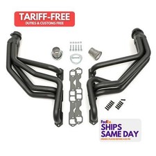 Hedman 63088 Pair Of Fits Black Elite Headers 67-91 Gm Pu Sbc Steel Performanc