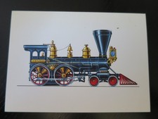 PK Lokomotive der Chicago-Western-Bahn 1867