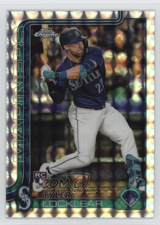 2025 Topps Chrome Geometric Refractor Tyler Locklear #41 0c3h