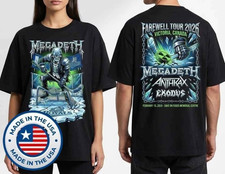 Classic Megadeth Farewell Tour 2026 February 15 2026 Collection S-5XL Tee