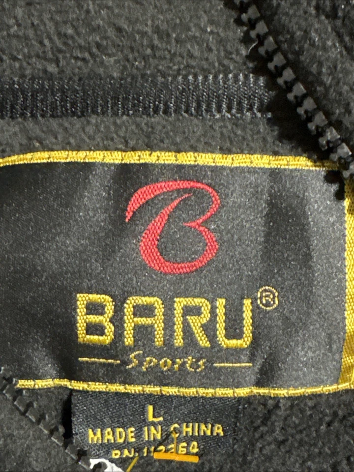 Chaqueta polar negra con cremallera completa McDonald's Employee McDonalds talla L/grande Foto 3 de 4