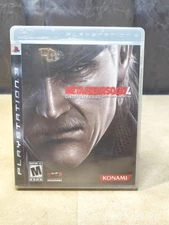 PS3 Metal Gears Solid 4 Guns Of The Patriots Tactical Espionage Action Konami 