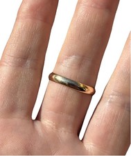 Fede Nuziale Classica Oro 18K, Regalo Uomo Donna,  Anello Fascia Oro 750