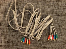 5 RCA Component cables 2 Audio 3 Video A/V Cable Gold Plated 10 feet