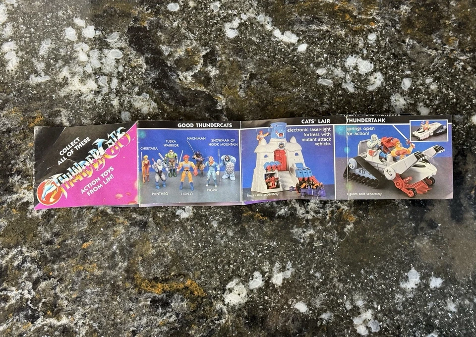 Figura de acción completa Thundercats LJN Lion-O 1985 de colección ¡con SNARF! Foto 2 de 4