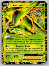 Virizion EX 9/101 Holo EX Rare Plasma Blast Pokemon Damaged on eBay