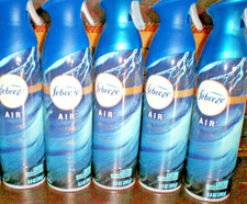 5 FEBREZE Air Room Freshener Sprays OCEAN 8.8 Oz each Spray Bottle