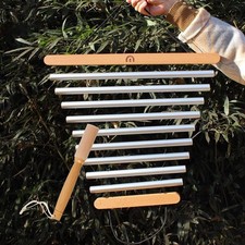 9 Tone Handy Chime Music Teaching Storage Bag with Mallet Musical Instrument