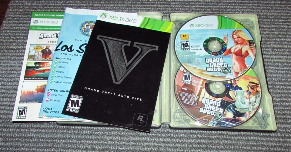 Grand Theft Auto V Steelbook Edition for Xbox 360 Fast Shipping - Image 2 of 4