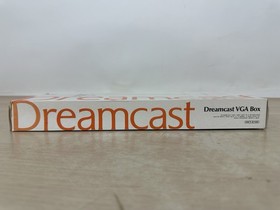 Vintage Sega Dreamcast VGA Box HKT-8100 Japan Official Adapter with Box & Manual