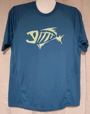 G Loomis Shirt Mens L Blue Graphic T-shirt Fish Fishing Outdoors Performance