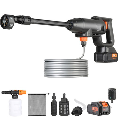 #ad 580PSI Cordless Pressure Washer Portable Power Cleaner Car Wash Gun 4.0Ah Li ion $109.19