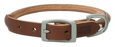 Terrain D.O.G. Bridle Leather Rolled Dog Collar 17" 15 - 18 in. 3/4 in. width...