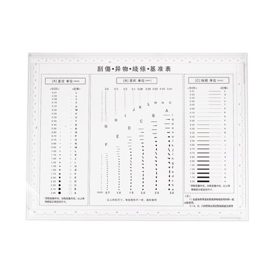 High Precision SEC Size Estimate Paper, 270x180mm Clear Film for R