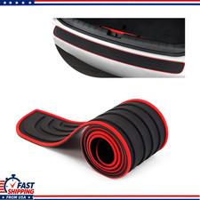 35x3.15 Rear Bumper Protector Anti-slip Rubber Car Door Edge Guards Color Red 35x3.15 Rear Bumper Protector Anti-slip Rubber Car Door Edge Guards Color Red