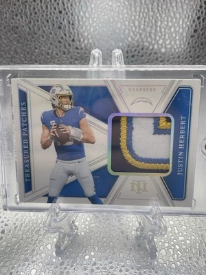 2024 Panini Natl Treasures Justin Herbert Treasured Patches /25