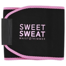Sweet Sweat , Waist Trimmer, Small, Black  Pink, 1 Belt