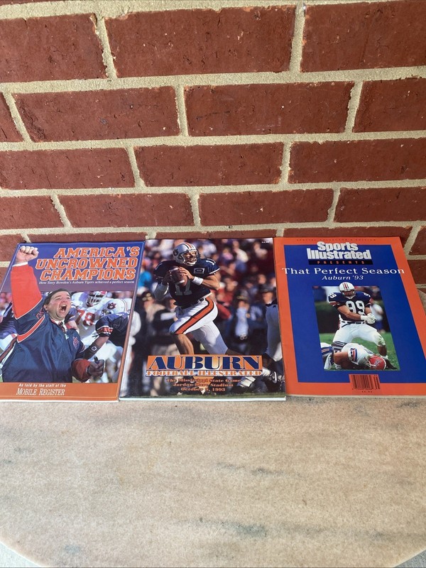 1993 Auburn Football Magazines