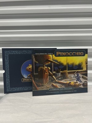 Collectible Art Book Guillermo del Toro's Pinocchio: A Timeless Tale Told Anew