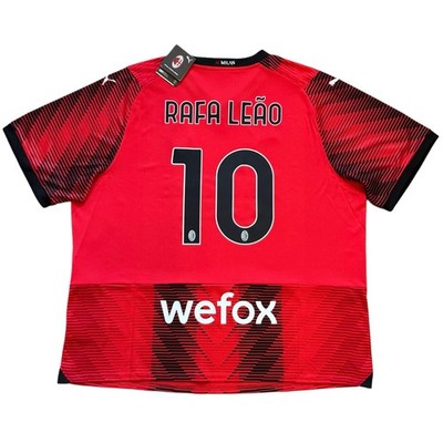 2023/24 AC Milan Home Jersey #10 Rafael Leao 3XL Puma ROSSONERI
