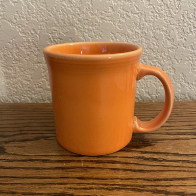 Orange HLC Homer Laughlin Fiesta Ware Fiestaware Coffee Java Mug Cup 12 Oz