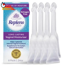 Replens Long-Lasting Vaginal Moisturizer - 0.24 Ounce (Pack of 4)