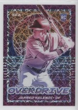 2021 Panini Chronicles Overdrive Purple Velocity Prizm Jarred Kelenic #7 0b3