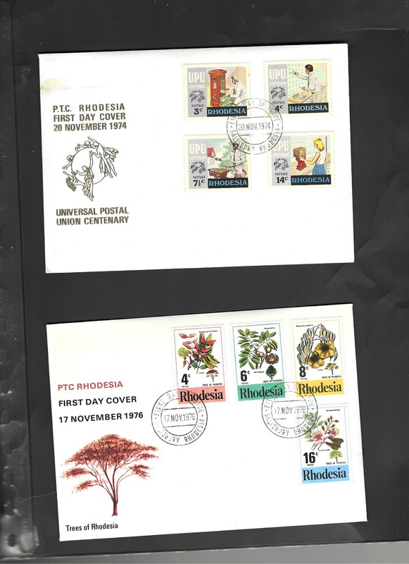 RHODESIA-COVERS-FDC-CACHETS-LOT OF 20-MIXED PERIODS-F-VF-#81