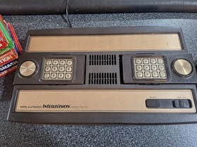 Mattel Intellivision Console Bundle With Games 100% TESTED WORKING Good Shape!
