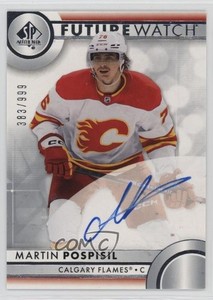 2023-24 SP Authentic Auto Future Watch /999 Martin Pospisil #199 Rookie Auto RC