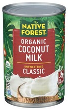 Native Forest Organic Coconut Milk 13.5 fl oz Pack of 12 