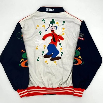 GOOFY JEFF x HAMILTON Racing Jacket Vintage White × Navy G-Dragon