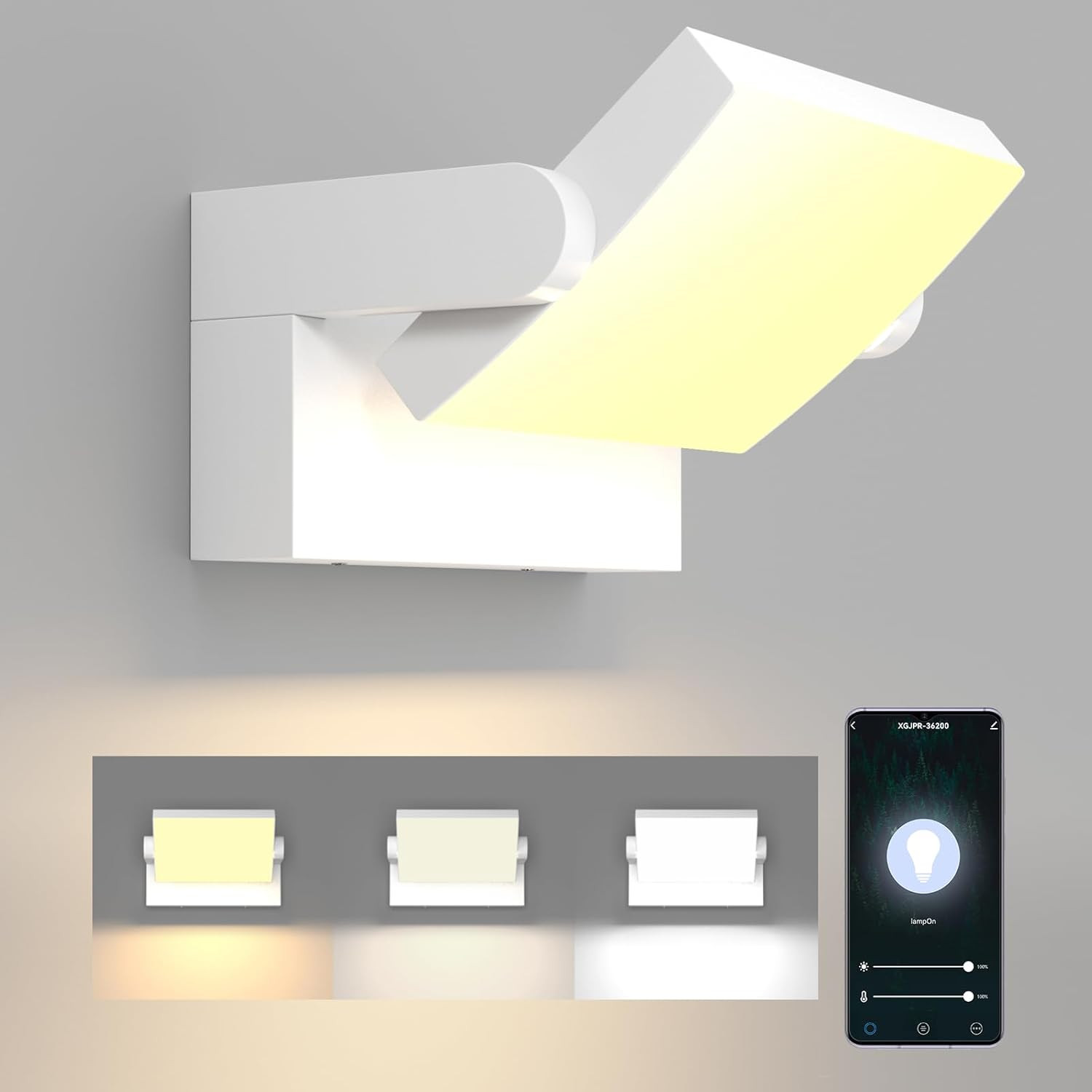 Applique LED Smart 24W IP65 Dimmerabile APP - Design Moderno Outdoor